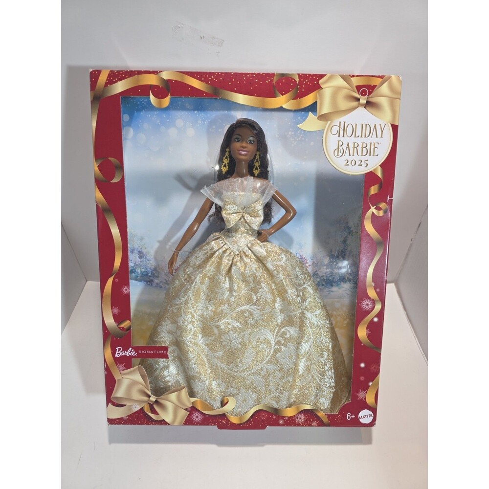 2025 Holiday Barbie African American Signature Collector Doll Pristine Box New